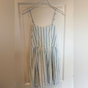aerie Love of Linen Blend Mini Dress size XS